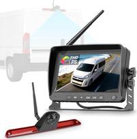 Hodozzy Belaidė atbulinės eigos kamera "Mercedes Sprinter 2006-2019" su 7 colių IPS monitoriumi, kamera trečiajam stabdžių žibintui, atspari vandeniui, stabilūs skaitmeniniai signalai, IR naktinis matymas, BSD, įrašymas kilpa