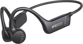 IFECCO kaulų garso ausinės "Bluetooth 6.0", "Open Ear" ausinės belaidės IP67 vandeniui atsparios prakaitui atsparios kaulų laidumo ausinės, sporto ausinės, skirtos fitneso dviračiams, bėgikams, dviračiams