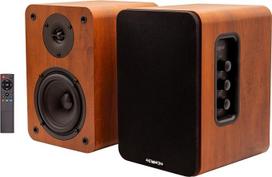 iggual 50W aktyvusis "Bluetooth" garsiakalbis kompiuteriui "Bookshelf Speaker 2.0". - Namų studija. - Ryšys: "Bluetooth 5.3", USB, 2 x RCA (stereo), HDMI ARC, optinis skaitmeninis nuotolinio valdymo pultas