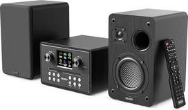 Internetinio radijo stereosistema | HiFi sistema DAB+ ir FM | CD grotuvas "Bluetooth 5.3" | Muzikos sistema su 2 x 30 W garsiakalbiais | Kompaktinės sistemos su "Spotify Connect" ir podkastais | MAJORITETAS "Homerton HiFi