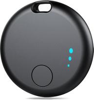 Išmanusis "Bluetooth" sekimo elementas Ieškotojai, sekimo žymė raktų ieškiklis, suderinamas su "iOS", raktų sekimo įrenginys raktams Bagažo krepšiai Piniginės Kuprinės (juoda)