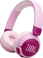 JBL Junior 320 BT belaidės "Bluetooth" ausinės su integruotu mikrofonu vaikams, 50 valandų atkūrimo, JBL saugus garsas, mažas garsumas, paprastas valdymas ir lipdukų rinkinys, violetinės spalvos