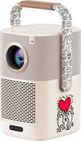 JBL lauko projektorius su įkraunama baterija, JBL projektoriaus garsas, 1080P FHD nešiojamasis projektorius su "WiFi 6" ir "Bluetooth", automatinio fokusavimo projektorius, namų kinas lauke (K.H leidimas)