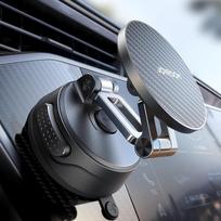 JOYROOM Mobiliojo telefono laikiklis automobilyje [trigubai sulankstomas] Magsafe laikiklis automobilyje [vakuuminis ir stipriausias gelis] prietaisų skydeliui Automobilinis mobiliojo telefono laikiklis Magsafe iPhone 17 16 15 15 14 13 12 ir MagSafe dėkla