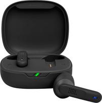 Juodos spalvos "JBL Wave 300 TWS True-Wireless In-Ear Bluetooth" ausinės - belaidės ausinės su įmontuotu mikrofonu - muzikos transliacija iki 26 valandų - su įkrovimo dėklu