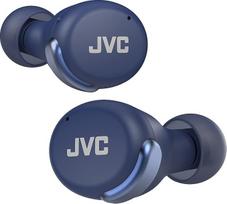 JVC HA-Z330T-A kompaktiškos belaidės ausinės su aktyviu triukšmo slopinimu, lengvos, stilingo dizaino, BT 5.2, atsparios vandeniui (IPX4), 21 val. trukmės, mažo užlaikymo režimas žaidimams, (mėlynos spalvos)