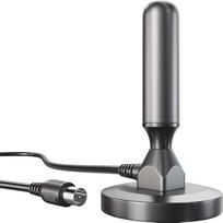 KabelDirekt DVB-T2 HD/DVB-T antena (tinka aukštam skaitmeniniam priėmimui su stabiliu magnetiniu pagrindu ir 3 m kabeliu visiems DVB-T2/DVB-T imtuvams)
