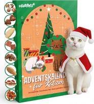 Kačių advento kalendorius 2025 - 24 skanėstai - be kviečių ir glitimo - advento kalendorius katėms su 8 rūšimis Cat Lovers