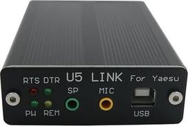 Kairysis adapteris U5 LINK jungtis Radijo jungtis be triukšmo Palaiko visus signalus, skirtus YAESU FT-817ND FT-857D FT-897D FT-897D