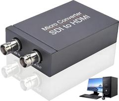 Karalienė.Y Mikrokonverteris SDI į HDMI konverteris 3G SDI HD į adapterį 1080P greitas signalo perdavimas Ekranas SDI in HDMI Out SDI Loopout