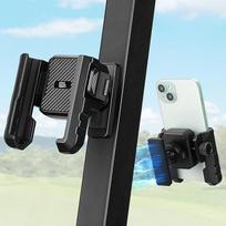 KEMIMOTO golfo vežimėlio mobiliojo telefono laikiklis, pasukamas 360° kampu ir amortizuojantis, magnetinis mobiliojo telefono laikiklis, suderinamas su "EZGO Club Car", universalus golfo vežimėlio mobiliojo telefono laikiklis "iPhone", "Samsung