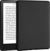 kwmobile dėklas, suderinamas su "Amazon Kindle Paperwhite 11th Generation 2021" - Silikoninis elektroninės skaityklės dangtelis Apsauginis dėklas - Matinis juodas