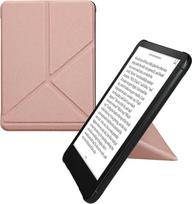 kwmobile dėklas, suderinamas su "Amazon Kindle Paperwhite" (2024)/"Colorsoft" dėklu - dirbtinės odos dėklas - apsauginis elektroninės skaityklės dėklas - dangtelis "Rose Gold