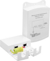 Lauko Gigabit PoE Ethernet viršįtampių apsauga IEEE802.3Af/AT/Bt 1000Mbps, atsparus vandeniui lauko Ethernet, apsauga nuo žaibo 5KA IP65, montuojamas ant sienos (tik tinklo išplėtimas)
