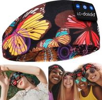 LC-dolida Miego ausinės "Bluetooth 5.4", miego galvos juosta, galvos juosta, miego kaukė, sportinės ausinės, muzikinė miego ausinė sporto treniruotėms, bėgimui, jogai, kelionėms