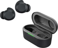LG xboom Buds Plus by will.i.am Bluetooth ausinės (xboom Signature Sound IPX-4, UVnano, Plug & Wireless, baterija veikia iki 30 valandų, Auracast, grafenu dengtos vidinės ausinės), juodos spalvos