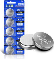 LiCB CR2450 CR 2450 3V ličio baterija (5 vnt.)