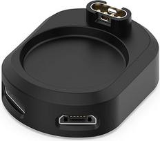 LOKEKE "Garmin Forerunner 265" USB C įkroviklio stotelė, nešiojama pakaitinė C tipo USB / mikro USB B įkroviklio įkrovimo stotelė, skirta "Garmin Forerunner 265 / 265S / 965/955