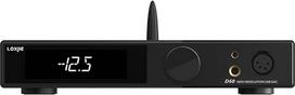 LOXJIE D60 HiFi ausinių stiprintuvas dekoderis 6,35 mm/4,4 mm ausinių lizdas 300Ω 700 mW x 2 "Bluetooth 5.1", I² S perdavimas 7 filtrai ES9039MSPRO lustas su nuotolinio valdymo pultu (juodas)