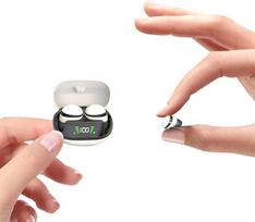 Mažiausios mini nematomos ausinės Belaidės "Bluetooth" ausinės Belaidės triukšmo slopinimo ausinės miegui ausyse Miego ausinės Miego ausinės mažoms ausims Vaikų šoninio miego ausinės