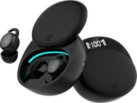 Mini ausinės Mažos belaidės ausinės "Bluetooth 5.3", atsparios vandeniui IPX5, patogios, itin ilgai veikianti baterija Jutiklinis valdymas, puikiai tinkantis sportui ir kelionėms