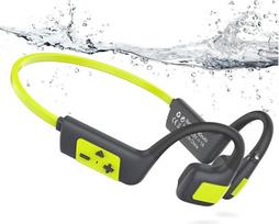 MONODEAL Knochenschall Kopfhörer Schwimmen Bluetooth 5.4 IP68 Unterwasser 8G MP3 Open Ear Sport-Kopfhörer zum Schwimmen Laufen