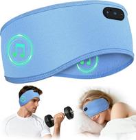 MUSICOZY Miego ausinės ausinės "Bluetooth" patobulintos ausinės ausinės ausinės, pagamintos iš odai draugiškos bambuko viskozės, skirtos miegui ir sportui, belaidės ausinės miegui vyrams moterims