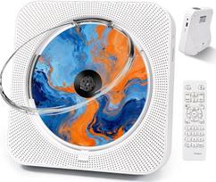 Nešiojamasis "Bluetooth" muzikos CD grotuvas - stalinis daugiafunkcinis Kpop CD grotuvas su HiFi garso garsiakalbiais, konfigūruojamu LED ekranu, apsauga nuo dulkių, nuotolinio valdymo pultu