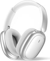Next Destination ND905-ANC Belaidės ausinės su "Bluetooth 5.4", aktyvaus triukšmo slopinimo funkcija, 40 val., baterijos veikimo laikas, bosai, galingos, su mikrofonu skambučiams, magnetinės pagalvėlės, sidabrinės spalvos
