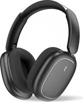 Next Destination ND905-ANC Belaidės ausinės su "Bluetooth 5.4", aktyviu triukšmo slopinimu, 40 val. veikimo trukme, baterija, bosais, galingomis, su mikrofonu skambučiams, magnetinėmis pagalvėlėmis, juodos spalvos