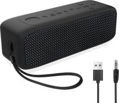 NOBIS 20 W nešiojamasis "Bluetooth" garsiakalbis, IP68 atsparus vandeniui, iki 24 valandų atkūrimo laiko, TWS poravimas, "Bluetooth 6.0", EQ režimai, laisvų rankų įrangos rinkinys su programėlės valdymu lauke, kelionėse ir namuose