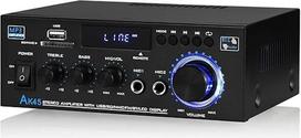 Nobsound AK45 "Bluetooth" stiprintuvas 2.0 kanalų stiprintuvas Stereo imtuvas Automobilinis stiprintuvas MIC SD/USB grotuvas FM radijo karaokė namų / automobilio garsiakalbis