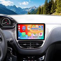 OiLiehu 4G + 128G Android automobilinis radijas 2Din Peugeot 208/2008 2012-2018 su CarPlay Android Car 10,1 colių automobilinis radijas su ekranu Bluetooth Bluetooth GPS FM RDS WiFi Mirror Link SWC EQ atbulinės eigos kamera