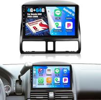 OiLiehu 4G + 64G 8 branduolių Qualcomm Snapdragon Android 15 automobilinis radijas Honda CRV 2001-2006 Dvigubas DIN CarPlay Android automobilinis 9 colių automobilinis radijas su ekranu su Bluetooth FM RDS GPS WiFi SWC DSP/EQ