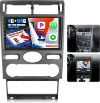 OiLiehu 4G + 64G 8 branduolių Qualcomm Snapdragon Android 15 automobilinis radijas Ford Mondeo 2004-2007 m. Carplay Android automobilinis radijas su ekranu 9 colių su Bluetooth FM RDS GPS WiFi SWC DSP atbulinės eigos kamera