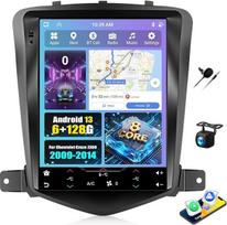 OiLiehu 6+128G 8 branduolių "Android 13" automobilinis radijas "Chevrolet Cruze J300" 2009-2014 m. Dvigubas DIN radijo imtuvas "Carplay Android" automobilinis radijas su ekranu 9,7 colio "Bluetooth" GPS FM RDS WiFi SWC EQ + atbulinės eigos kamera