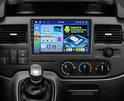 OiLiehu 6+128G 8 Core Android 13 for Ford Transit 2009-2016/Ford Focus 2005-2008 Double DIN CarPlay Android automobilinis radijas su ekranu 9 colių su Bluetooth GPS FM RDS WiFi SWC DSP atbulinės eigos kamera