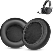 Pakaitinės ausų pagalvėlės, suderinamos su "Beyerdynamic MMX100/MMX150/MMX200" žaidimų ausinėmis Pakaitinės ausų pagalvėlės su baltymine dirbtine oda