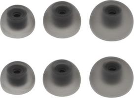 Pakaitiniai ausų kištukai, suderinami su "Samsung Galaxy Buds 2 R177" 3 poros po 6 silikoninius pakaitinius ausų kištukus S/M/L3 dydžių juodos spalvos