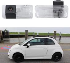 Parkavimo pagalba HD spalvota automobilio kamera Vandeniui atspari naktinio matymo atbulinės eigos kamera, skirta Fiat 500 / Abarth 500 2007-2020/Fiat 500C/595C/695C/312C/Linea 2008-2022