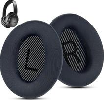 Patogūs medžiaginiai ausinių įdėklai "Bose QuietComfort 35/Qc35ii" ausinėms, suderinami su QC45, QC25, QC2, QC15/ Around-Ear 2 AE2i AE2w / SoundTrue ir SoundLink serijomis