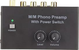 Phono preamp MM patefonas Stereo garso HiFi patefonas su maitinimo jungikliu su DC 12V adapteriu