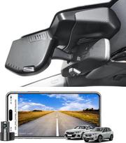 Priekinė 4K ir galinė 1080p prietaisų kameros, skirtos BMW Select 5 serijos Gen8 G60 G61 G68 2024+ M5 G90 G99, OEM stilius, 2160P UHD vaizdo įrašas, WiFi ir programėlė, 128GB kortelė