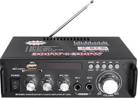 PROZOR "Bluetooth" stereofoninis garso stiprintuvas 300 W + 300 W garso stiprintuvas Mini skaitmeninis garso stiprintuvas HiFi muzika SD USB FM 12 V/220 V su IR nuotolinio valdymo pultu