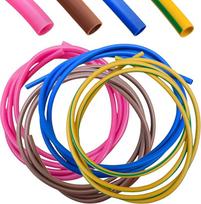 PVC-Elektrokabelis 3 mm - 4 metrų Vorteilspack (je 1 m rosa, braun, blau & gelb/grün) | Kabelisolationshülse