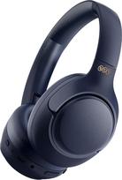 QCY H3 ANC "Bluetooth" ausinės per ausis, hibridinės aktyvaus triukšmo slopinimo ausinės, aukštos kokybės garsas, 60 valandų baterija, "Bluetooth 5.4", EQ programėlėje, kelių taškų ryšys (mėlyna)