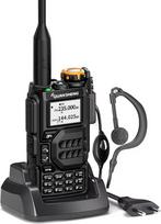 QUANSHENG Profesionalus radijo imtuvas UV-K5, 200 kanalų CTCSS/DCS profesionalus radijo imtuvas su ausinėmis, nuotolinis siųstuvas, skirtas lauko veiklai, važinėjimui dviračiu