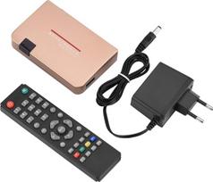 RF ir HDMI visų standartų konverteris Analoginis TV imtuvo adapteris Visų standartų vaizdo įrašų konverteris Nuotolinio valdymo pultas 100-240V USS su projektoriais Daugialypės terpės mokymas (ES kištukas)