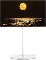 RFIVER TV grindų stovas 32"-65" LED LCD OLED plokščiems lenktiems televizoriams su ±25 laipsnių pasukimo galimybe, reguliuojamo aukščio kampinis televizoriaus stovas iki 40 kg, kabelių tvarkymas, paprastas
