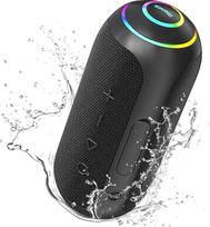 RIENOK "Bluetooth" garsiakalbis Muzikinė dėžutė IPX7 5200 mAh su šviesos garsiakalbiu TF kortelė AUX vakarėliams lauke paplūdimyje, parke, dviračiui